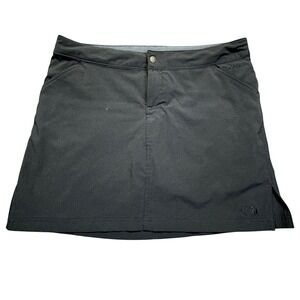The North Face Apex Womens Size 12 Black Skort Skirt Shorts Hiking Outdoor‎